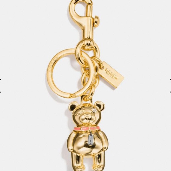 Coach Accessories - COACH 3D BEAR BAG CHARM KEYCHAIN